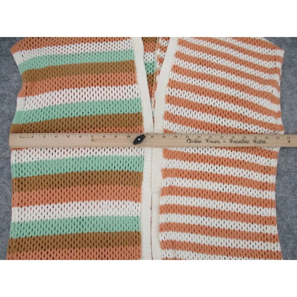 Torrid Womens Sweater Cardigan Boho Beach Size 00 0 M L Casual Open Front